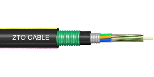 Direct Buried Double Armor Double Jacket Fiber Optic Cable GYFTA53