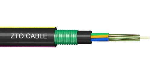 DIRECT BURIED SINGLE ARMOR DOUBLE JACKET FIBER OPTIC CABLE GYFTY53