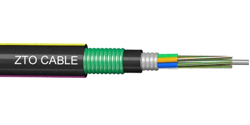 Direct Buried Double Armor Double Jacket Fiber Optic Cable GYTA53