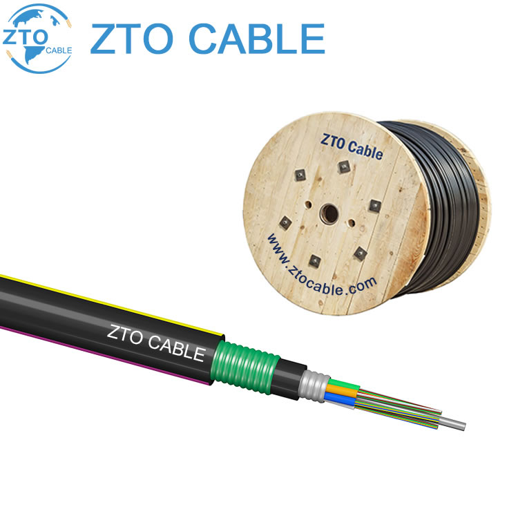 ZTO Direct buried double armor double jacket cable GYTA53